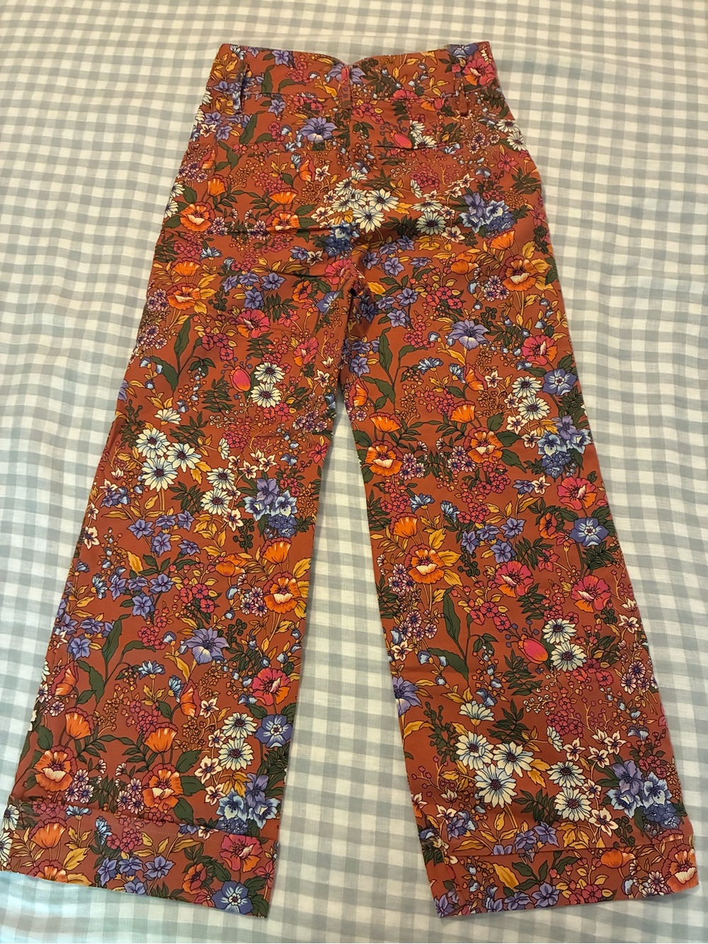 Anthropologie Maeve Flower Power Wide-Leg Pants - Picture 12 of 14